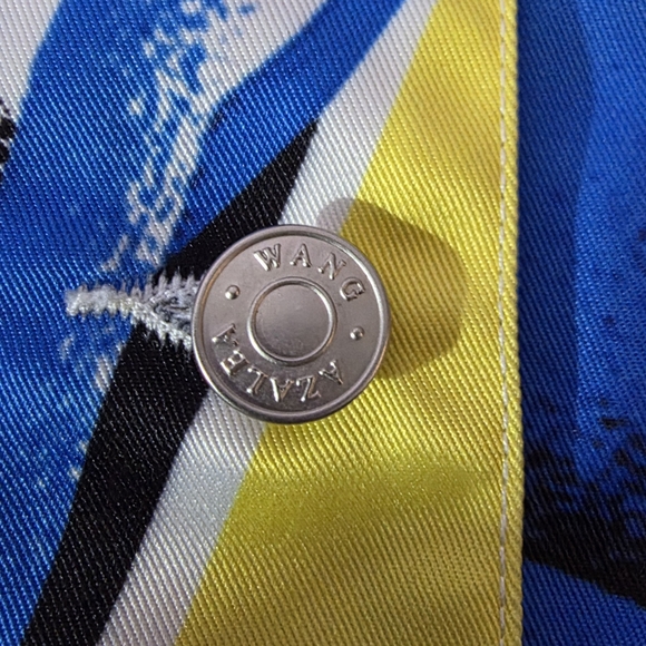 Vibrant Abstract Jean Jacket - Picture 3 of 6